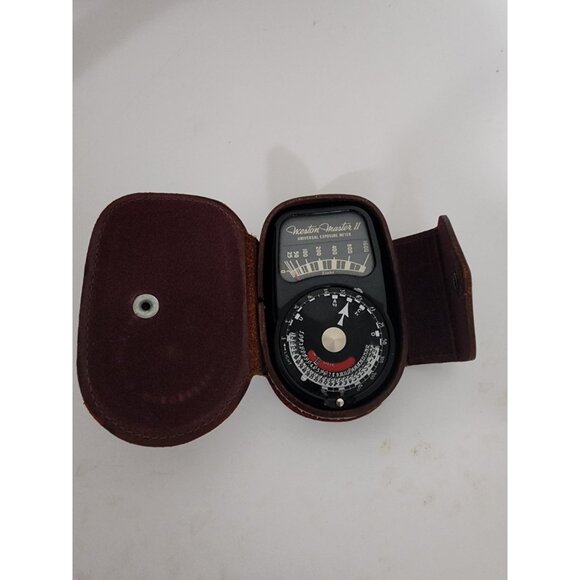 Vintage Weston Master II Exposure Light Meter Case UNTESTED Photography 735 - Picture 1 of 4